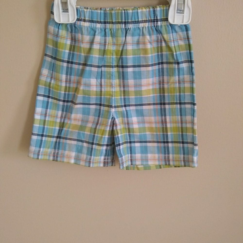👣Baby Boy Plaided Shorts